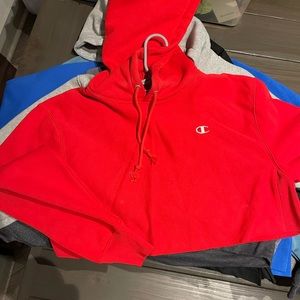 New without tags champion cropped hoodie small